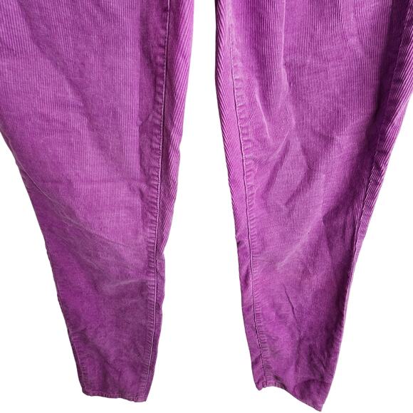 J Crew Women 28 Matchstick Corduroy Pants Y2K Purple Cords Straight Leg Low Rise - Picture 3 of 7